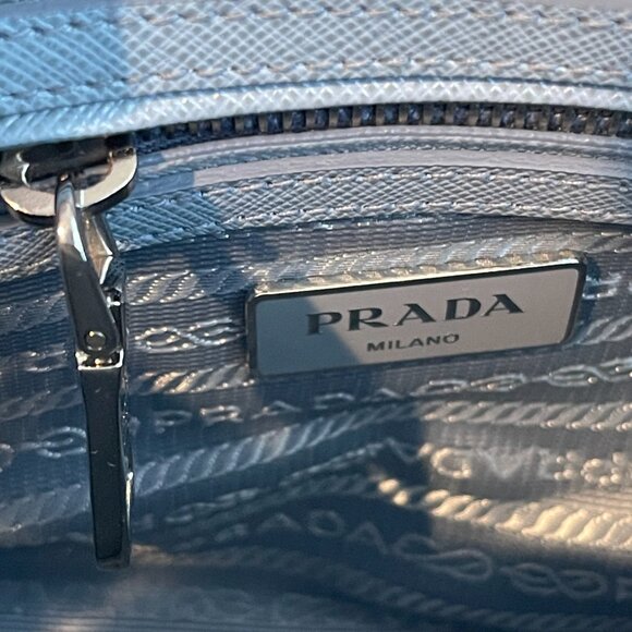 Prada Astrale Saffiano Lux Leather 2Way Bowling Bag - Preowned - Picture 11 of 13